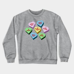 Carousel of Candy Hearts Crewneck Sweatshirt